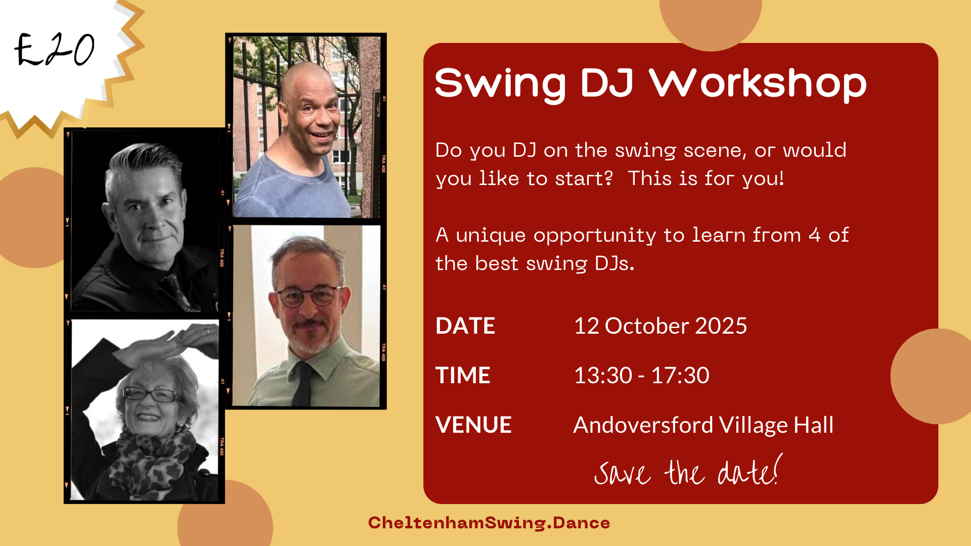 12 October 2025: Swing DJ Workshop