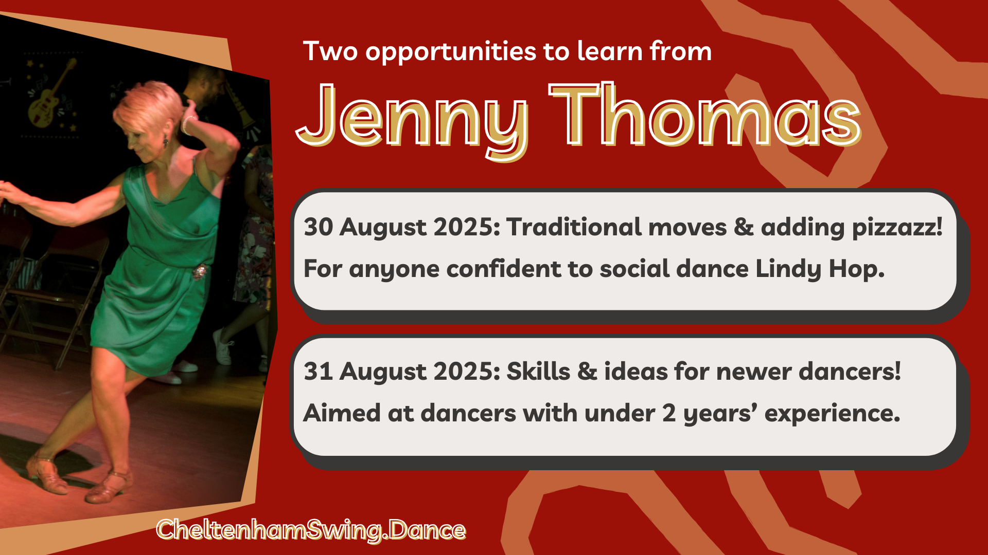 30-31 August 2025: Jenny Thomas Workshop