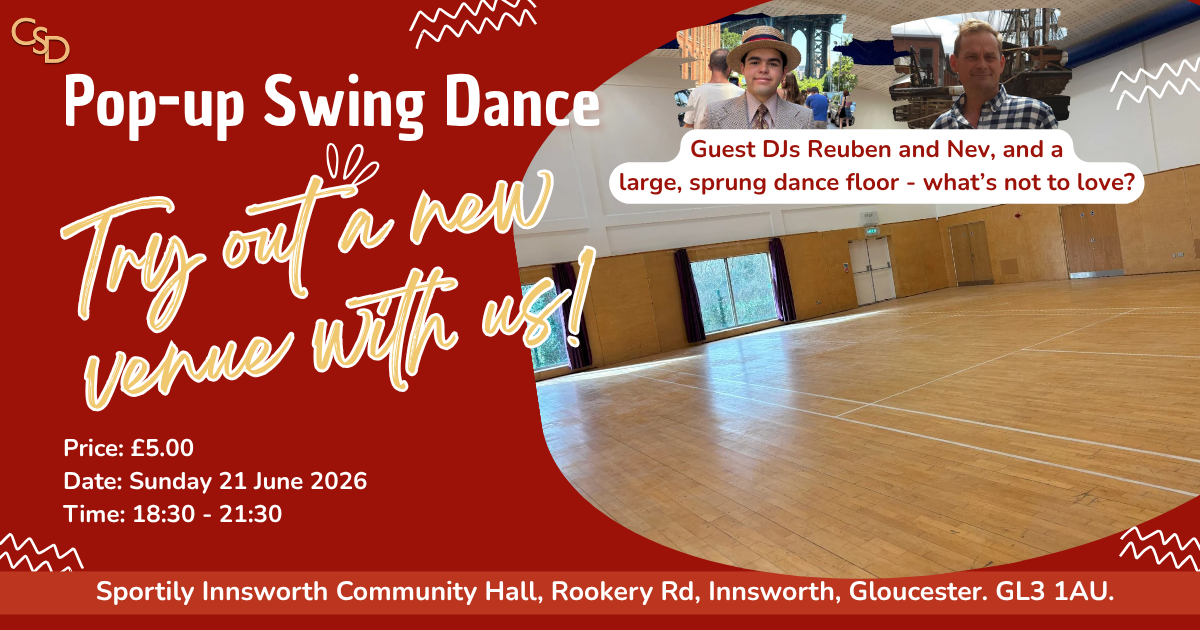 21 June 2026: Pop-up dance at Innsworth