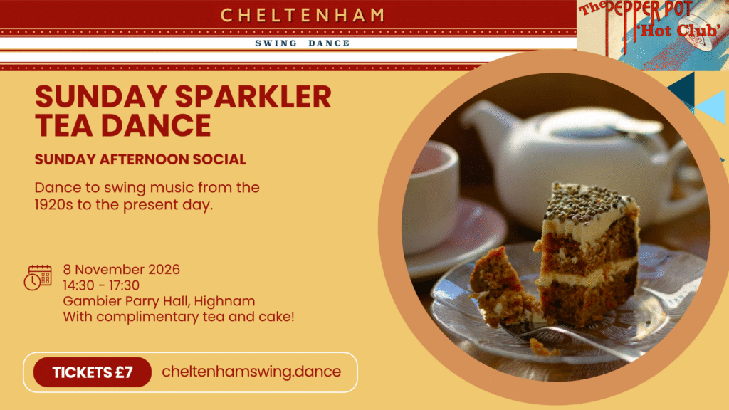 Pepperpot tea dance poster