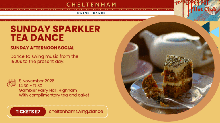 Pepperpot tea dance poster